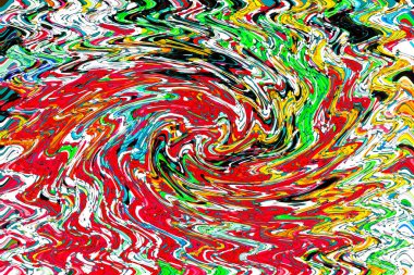 Modern soyut resim. Renkli akıcı sanat resimleri. Geometrik arkaplan.