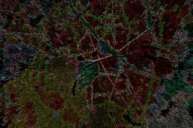 Modern soyut resim. Renkli akıcı sanat resimleri. Geometrik arkaplan.