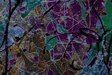 Modern soyut resim. Renkli akıcı sanat resimleri. Geometrik arkaplan.