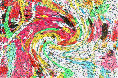 Modern soyut resim. Renkli akıcı sanat resimleri. Geometrik arkaplan.