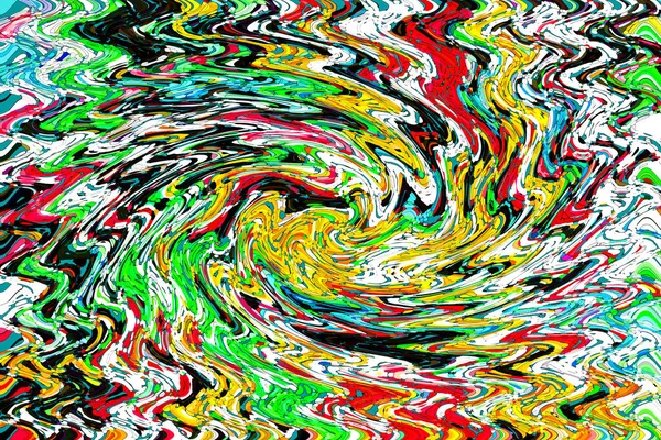 Pittura Astratta Moderna Pittura Arte Fluente Colorata Sfondo Geometrico — Foto Stock