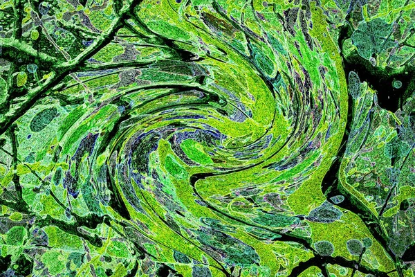 Modern soyut resim. Renkli akıcı sanat resimleri. Geometrik arkaplan.