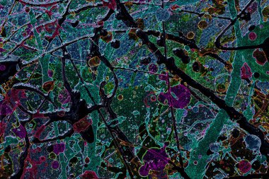 Modern soyut resim. Renkli akıcı sanat resimleri. Geometrik arkaplan.