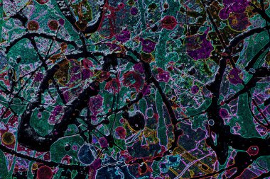 Modern soyut resim. Renkli akıcı sanat resimleri. Geometrik arkaplan.