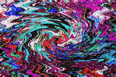 Modern soyut resim. Renkli akıcı sanat resimleri. Geometrik arkaplan.