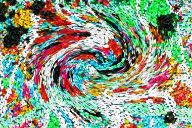 Modern soyut resim. Renkli akıcı sanat resimleri. Geometrik arkaplan.