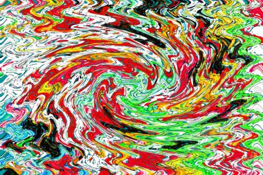 Modern soyut resim. Renkli akıcı sanat resimleri. Geometrik arkaplan.