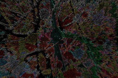 Modern soyut resim. Renkli akıcı sanat resimleri. Geometrik arkaplan.