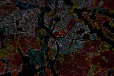 Modern soyut resim. Renkli akıcı sanat resimleri. Geometrik arkaplan.