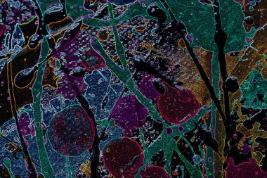 Modern soyut resim. Renkli akıcı sanat resimleri. Geometrik arkaplan.