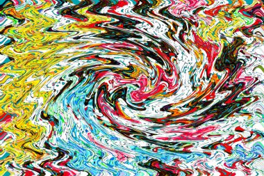 Modern soyut resim. Renkli akıcı sanat resimleri. Geometrik arkaplan.