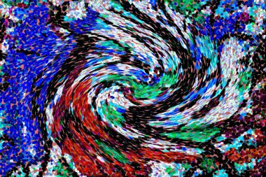 Modern soyut resim. Renkli akıcı sanat resimleri. Geometrik arkaplan.