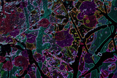 Modern soyut resim. Renkli akıcı sanat resimleri. Geometrik arkaplan.