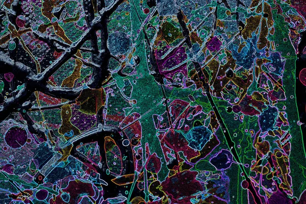 Modern soyut resim. Renkli akıcı sanat resimleri. Geometrik arkaplan.