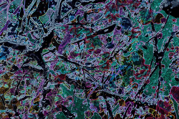 Modern soyut resim. Renkli akıcı sanat resimleri. Geometrik arkaplan.