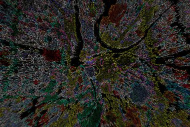 Modern soyut resim. Renkli akıcı sanat resimleri. Geometrik arkaplan.