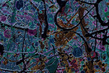 Modern soyut resim. Renkli akıcı sanat resimleri. Geometrik arkaplan.