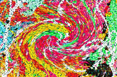 Modern soyut resim. Renkli akıcı sanat resimleri. Geometrik arkaplan.