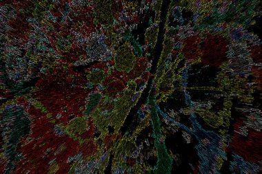 Modern soyut resim. Renkli akıcı sanat resimleri. Geometrik arkaplan.