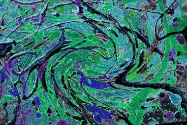 Modern soyut resim. Renkli akıcı sanat resimleri. Geometrik arkaplan.