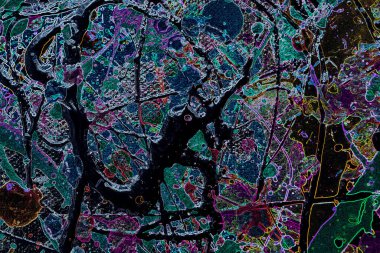 Modern soyut resim. Renkli akıcı sanat resimleri. Geometrik arkaplan.