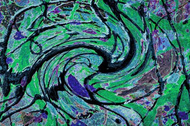 Modern soyut resim. Renkli akıcı sanat resimleri. Geometrik arkaplan.