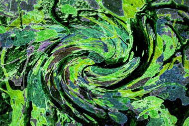 Modern soyut resim. Renkli akıcı sanat resimleri. Geometrik arkaplan.