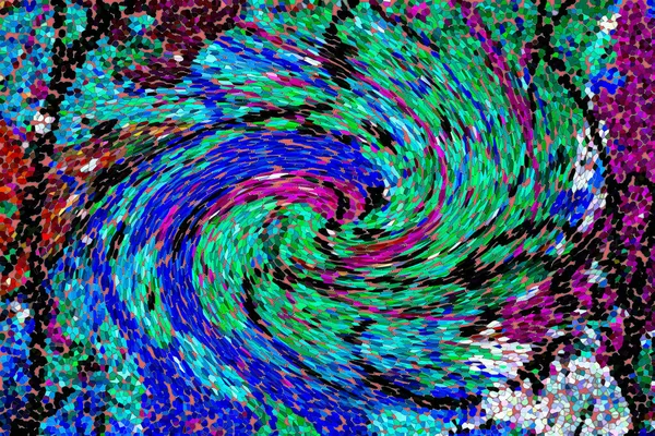 Modern Absztrakt Festmény Színes Áramló Festmények Geometriai Háttér — Stock Fotó