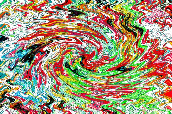 Pintura Abstracta Moderna Pintura Artística Fluida Colorida Fondo Geométrico —  Fotos de Stock