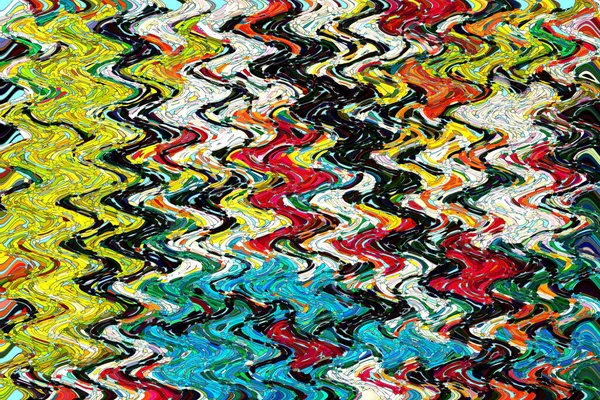 Pintura Abstracta Moderna Pintura Artística Fluida Colorida Fondo Geométrico —  Fotos de Stock