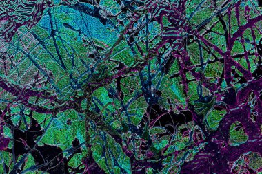 Modern soyut resim. Renkli akıcı sanat resimleri. Geometrik arkaplan.