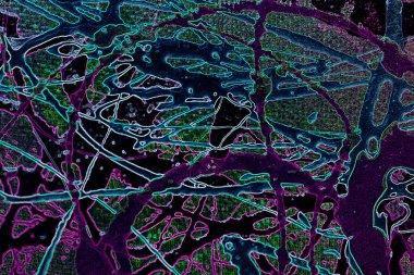 Modern soyut resim. Renkli akıcı sanat resimleri. Geometrik arkaplan.