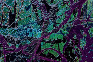 Modern soyut resim. Renkli akıcı sanat resimleri. Geometrik arkaplan.