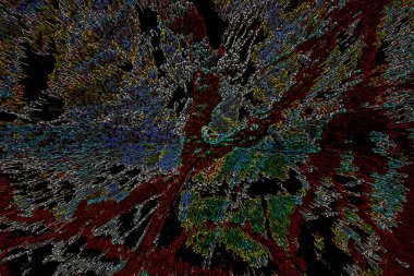 Modern soyut resim. Renkli akıcı sanat resimleri. Geometrik arkaplan.