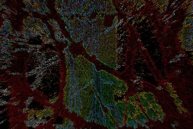 Modern soyut resim. Renkli akıcı sanat resimleri. Geometrik arkaplan.