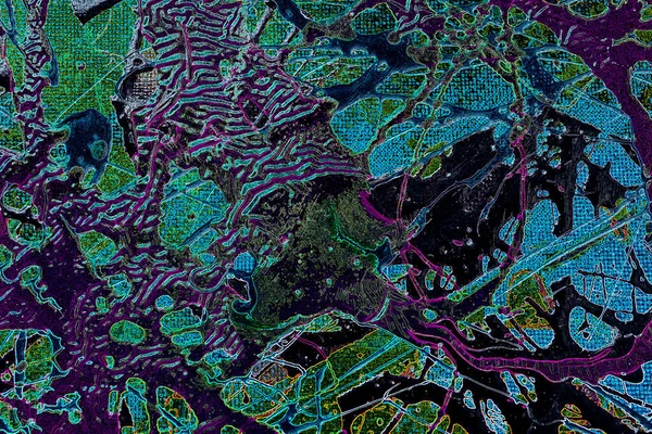 Modern soyut resim. Renkli akıcı sanat resimleri. Geometrik arkaplan.