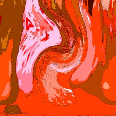 Modern tasarım çizimi. Çizgi ve renk bloğu geometrik şekiller. Pop sanat