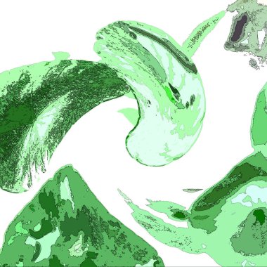 Modern tasarım çizimi. Çizgi ve renk bloğu geometrik şekiller. Pop sanat