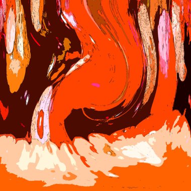 Modern tasarım çizimi. Çizgi ve renk bloğu geometrik şekiller. Pop sanat