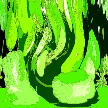 Modern tasarım çizimi. Çizgi ve renk bloğu geometrik şekiller. Pop sanat