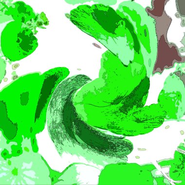 Modern tasarım çizimi. Çizgi ve renk bloğu geometrik şekiller. Pop sanat