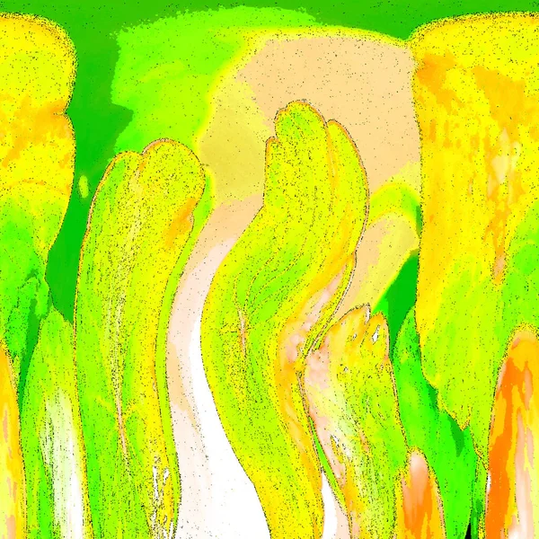 Modern tasarım çizimi. Çizgi ve renk bloğu geometrik şekiller. Pop sanat