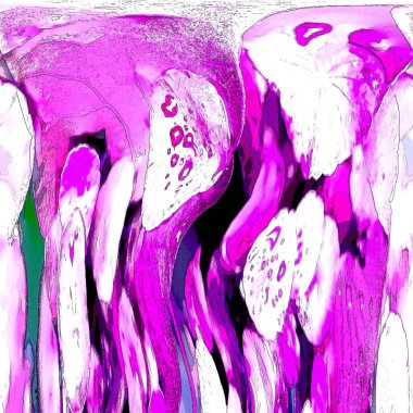 Modern tasarım çizimi. Çizgi ve renk bloğu geometrik şekiller. Pop sanat