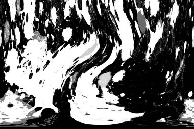 Modern soyut resim. Renkli akıcı sanat resimleri. Geometrik arkaplan.