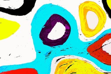 Hayattaki yaratıcı çizimler. Tasarımcılar için renkli ve güzel arkaplan modelleri.