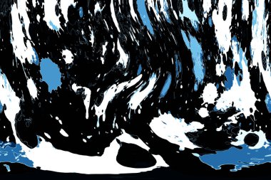 Dalgalı çizgiler. Soyut çizgiler. Doku arka planı. düzensiz desen. Şık modern. Pop sanat. Nokta etkisi. Ritmik gürültü parçacıkları. Paket için desen. Renkli vuruşlu duvar kağıdı.