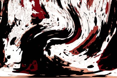 Dalgalı çizgiler. Soyut çizgiler. Doku arka planı. düzensiz desen. Şık modern. Pop sanat. Nokta etkisi. Ritmik gürültü parçacıkları. Paket için desen. Renkli vuruşlu duvar kağıdı.