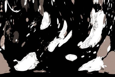 Dalgalı çizgiler. Soyut çizgiler. Doku arka planı. düzensiz desen. Şık modern. Pop sanat. Nokta etkisi. Ritmik gürültü parçacıkları. Paket için desen. Renkli vuruşlu duvar kağıdı.