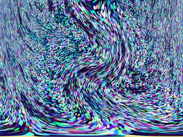 Kleurrijke Eenvoudige Abstracte Achtergrond Golfeffect Stipple Effect Ritmische Lawaai Deeltjes — Stockfoto