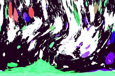 Dalgalı çizgiler. Soyut çizgiler. Doku arka planı. düzensiz desen. Şık modern. Pop sanat. Nokta etkisi. Ritmik gürültü parçacıkları. Paket için desen. Renkli vuruşlu duvar kağıdı.